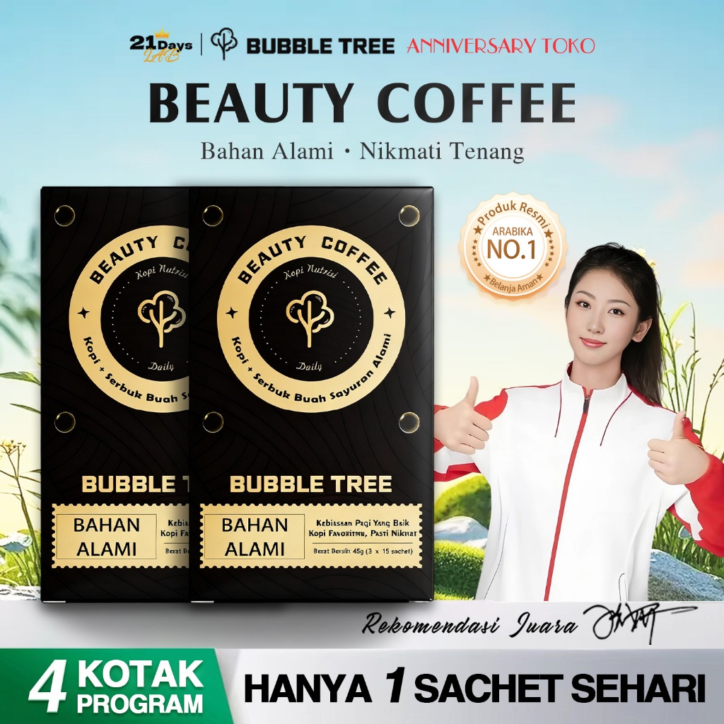 

21Days Coffee Beauty Coffee – Kolagen – Rekomendasi Juara Olimpiade
