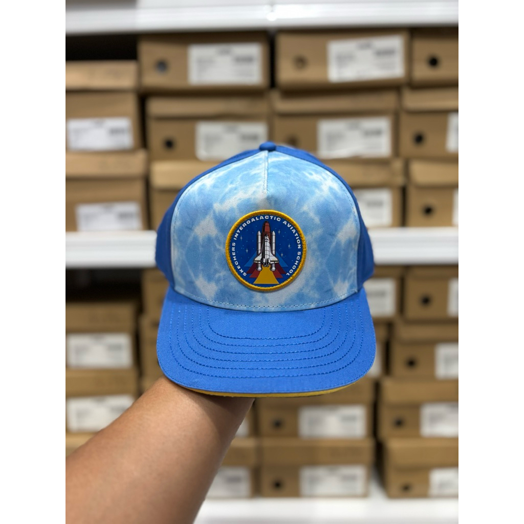 TOPI SKECHERS KIDS ANAK DIAMOND CAPS BLUE SKEHOBZ110BL ORIGINAL CAP