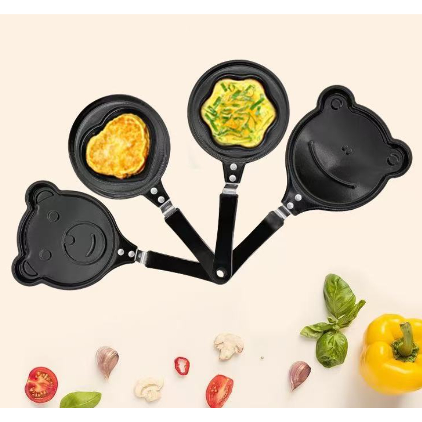 Panci Teflon Mini Karakter Frying Pan Wajan Anti Lengket Mini Dapur Bentuk Bintang
