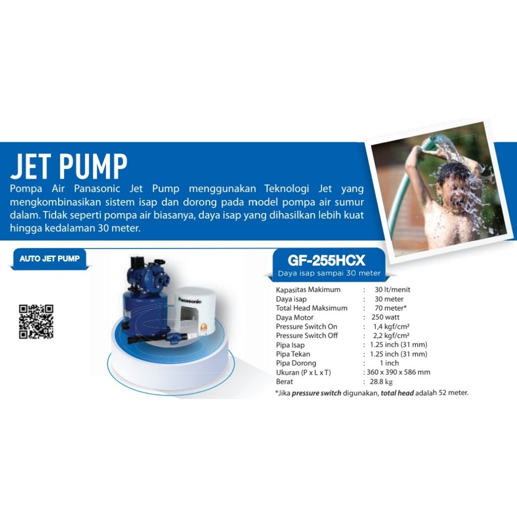 Pompa Panasonic Auto Jet Pump GF-255HCX