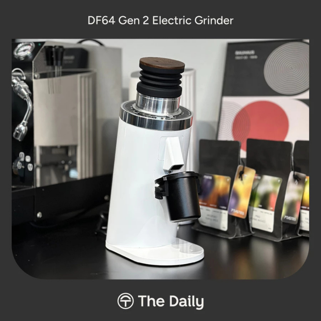 Automatic DF64 Gen 2 / Gen II Electric Coffee Grinder - Grinder Kopi Elektrik DLC Flat Burr Red Tita