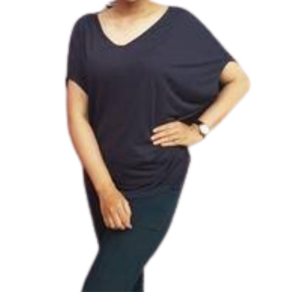 Kaos Atasan Wanita Kerah V neck Kaos Wanita Lengan Pendek Kaos Wanita Bg Size  Blouse Lengan Pendek