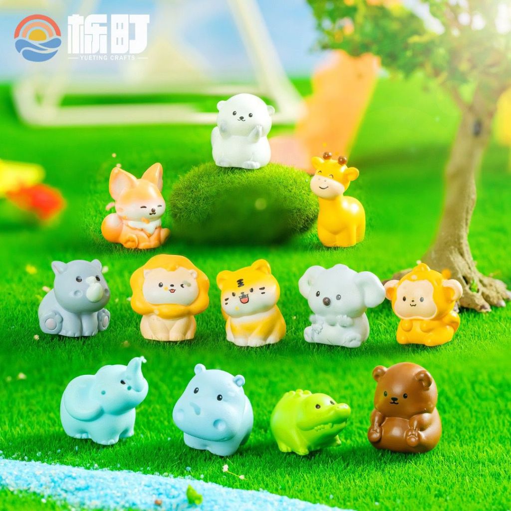 Miniatur Pajangan Hewan Mini Lucu Mainan Animal Edukasi Ornamen Figure Mainan Dakena Pajangan Gajah