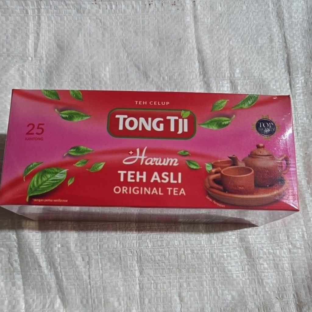 

Teh asli tong tji celup harum original black tea tongtji hitam isi 25 ( CELUP PINK )