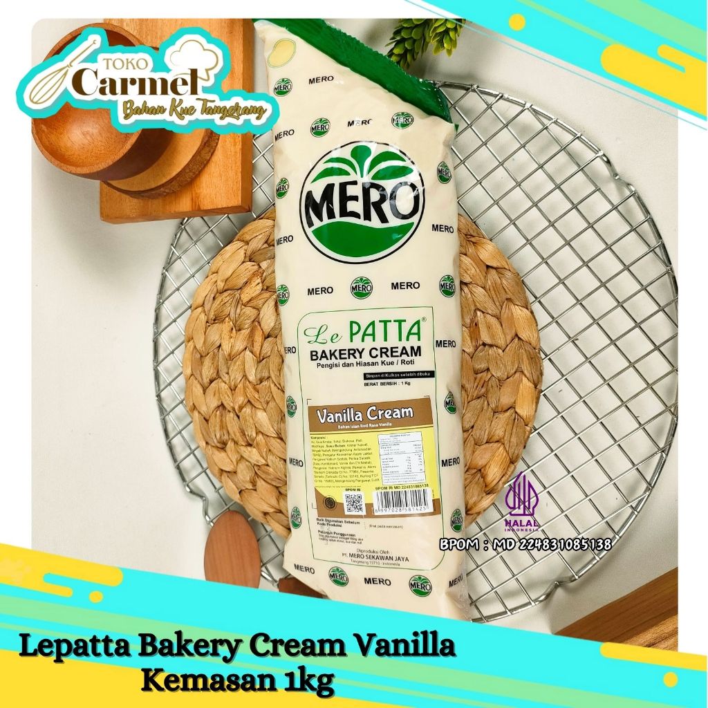 LEPATTA Cream Filling Aneka Rasa 1kg - Isian Roti / Donat Bombolini 6