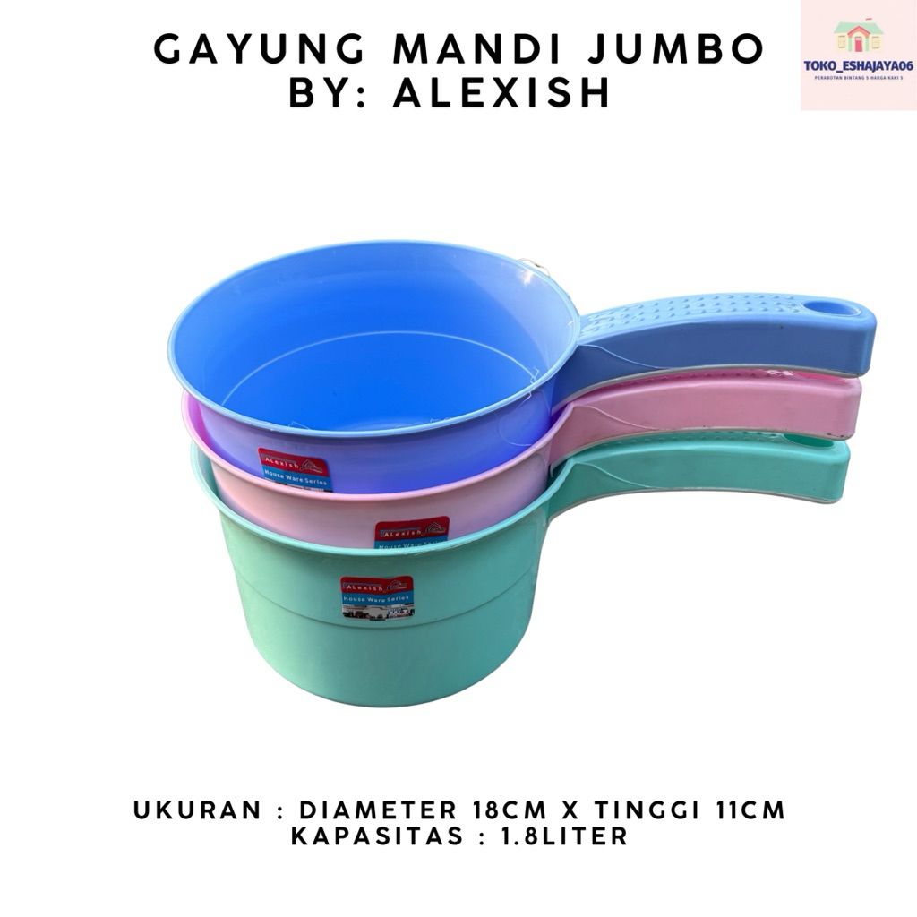 Gayung Air Gayung Mandi Jumbo Dewasa Centong Martabak Manis Wadah Scoop Ciduk Siwur Air Banyu Alat K