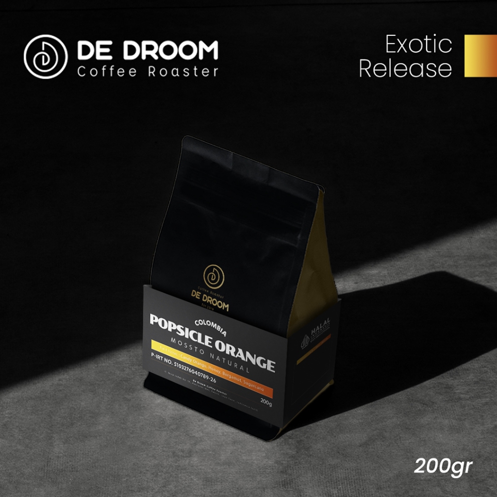 

De Droom - Arabica Colombia Popsicle Orange Mossto Natural - Biji Kopi Filter Manual Brew
