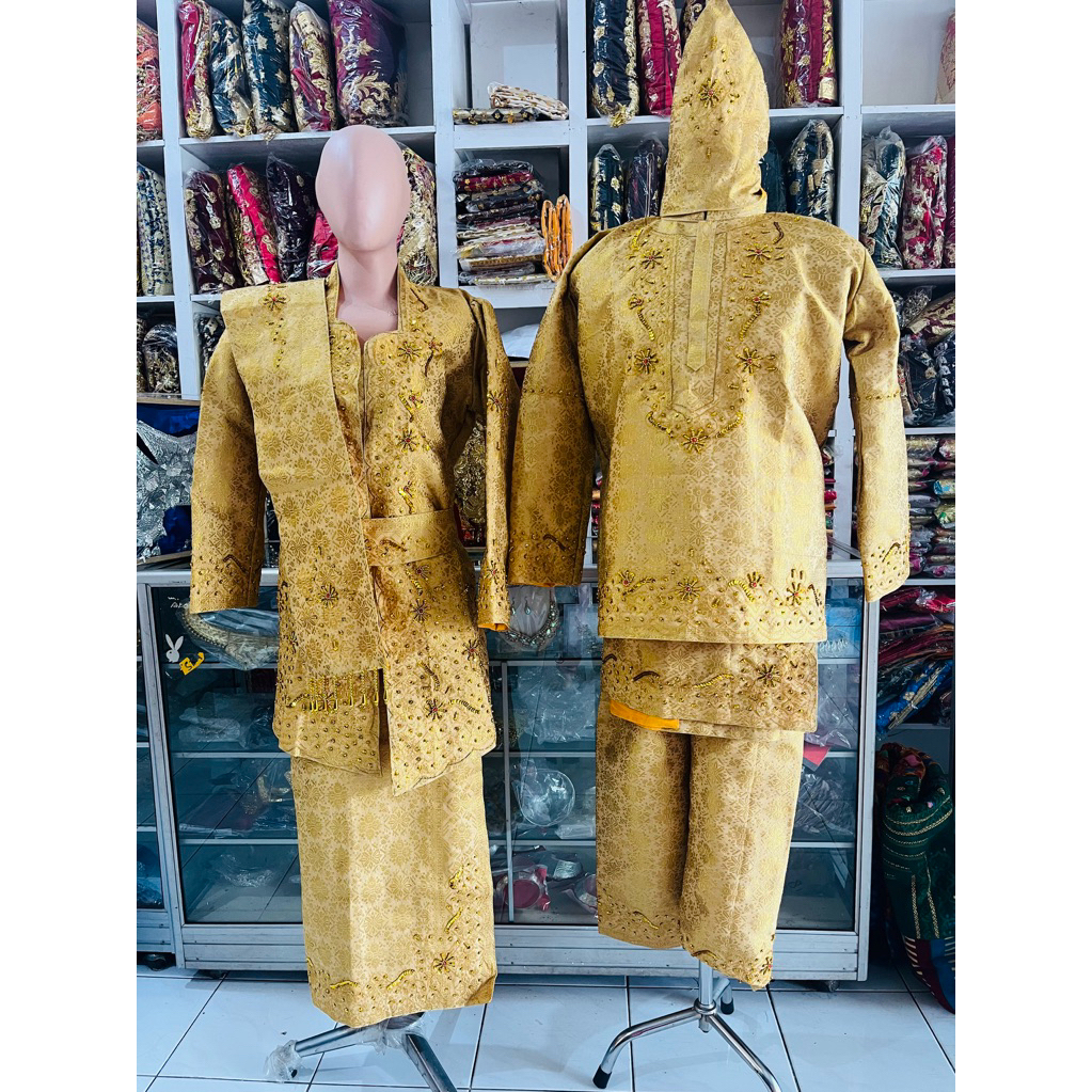 Baju Tari Melayu/ Baju Penganten Melayu Songket Adat Riau/baju pengantin adat Melayu songke/ Baju pe