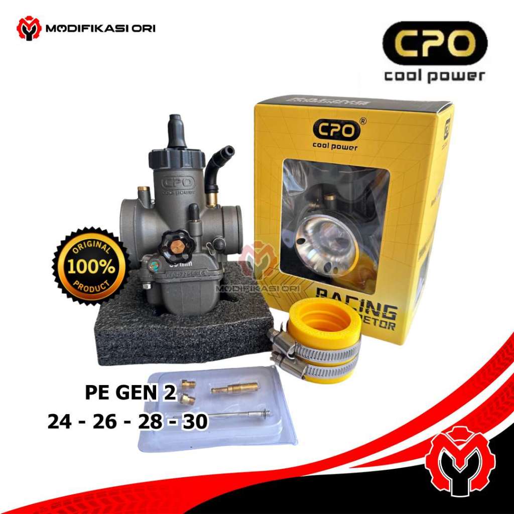 Karburator CPO Black Series Gen 2 / Pe 24 CPO CPO Cool Power Karburator PE GEN 2 Karbu Pe28 24 26 30