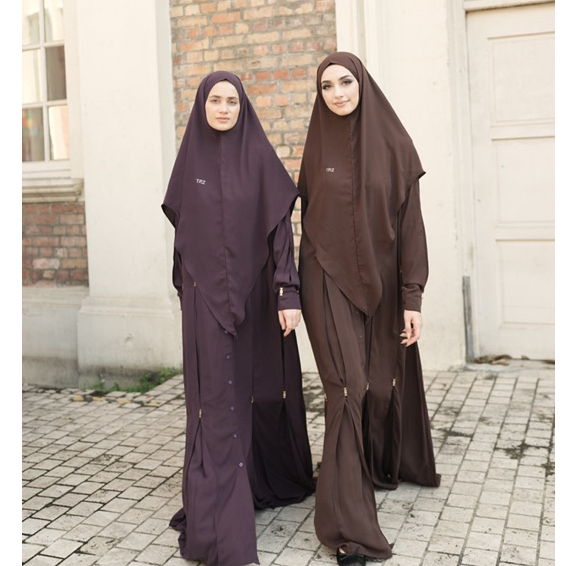 TRZ - Gamis Moment - gamis syari elegan - gamis umroh terbaru
