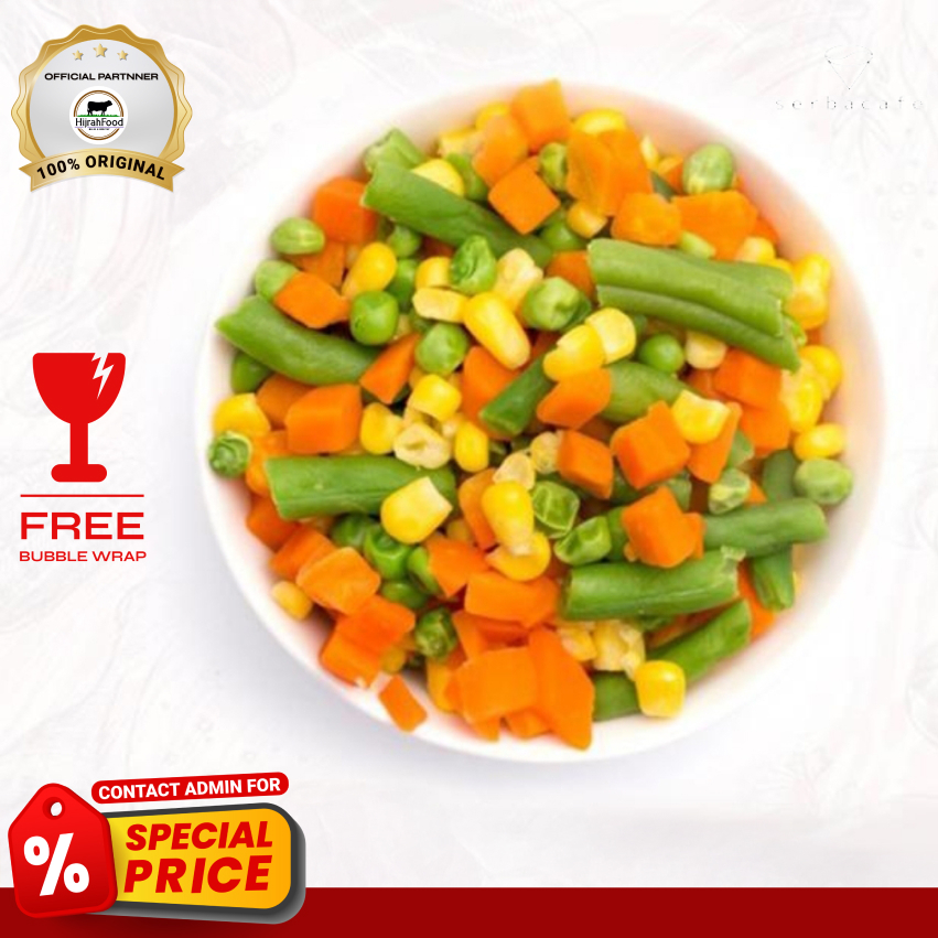

Mixed Vegetables 4 Way Frozen Sayuran Beku Kombinasi (500 gr)