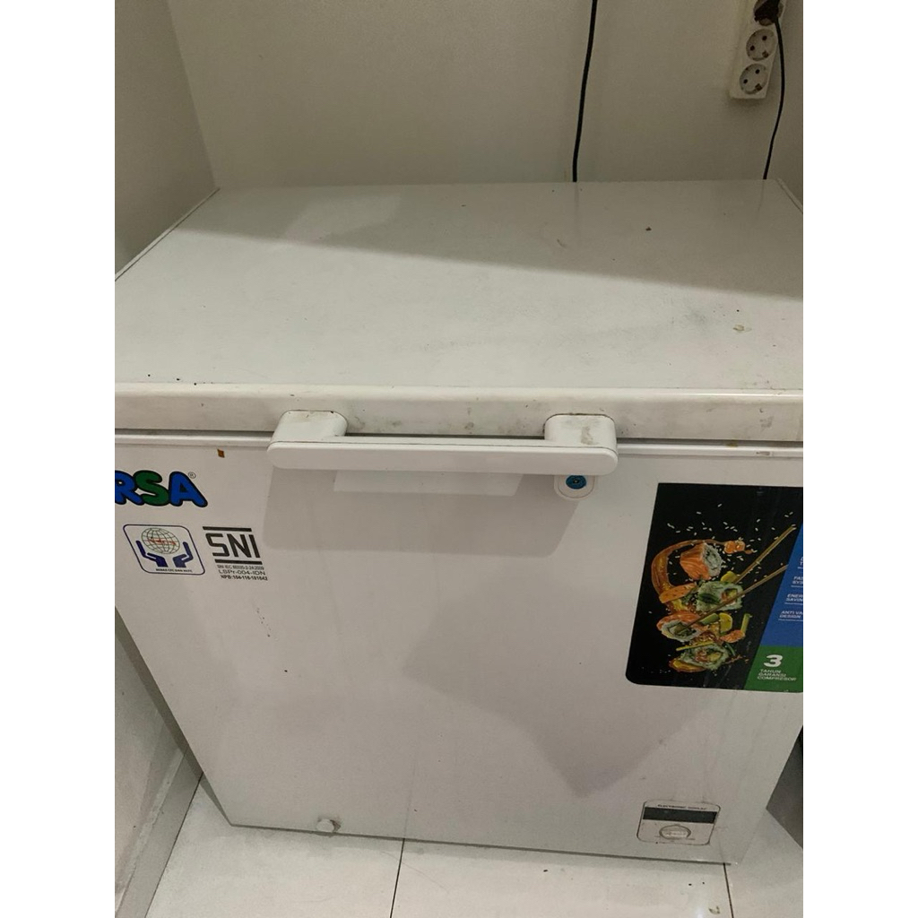 PRELOVED / SECOND FREEZER RSA CF 210 199L FRISER RUMAHAN