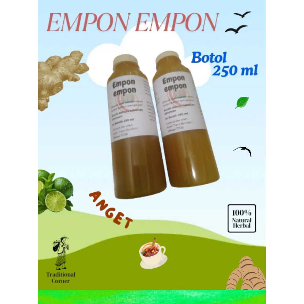 

Empon empon Jahe merah Jamu 250 ml