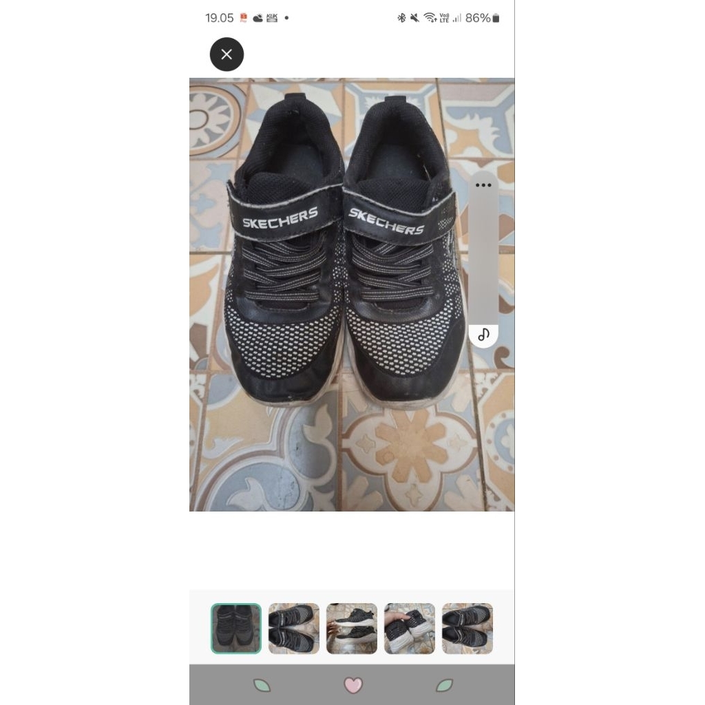 sepatu sekolah preloved