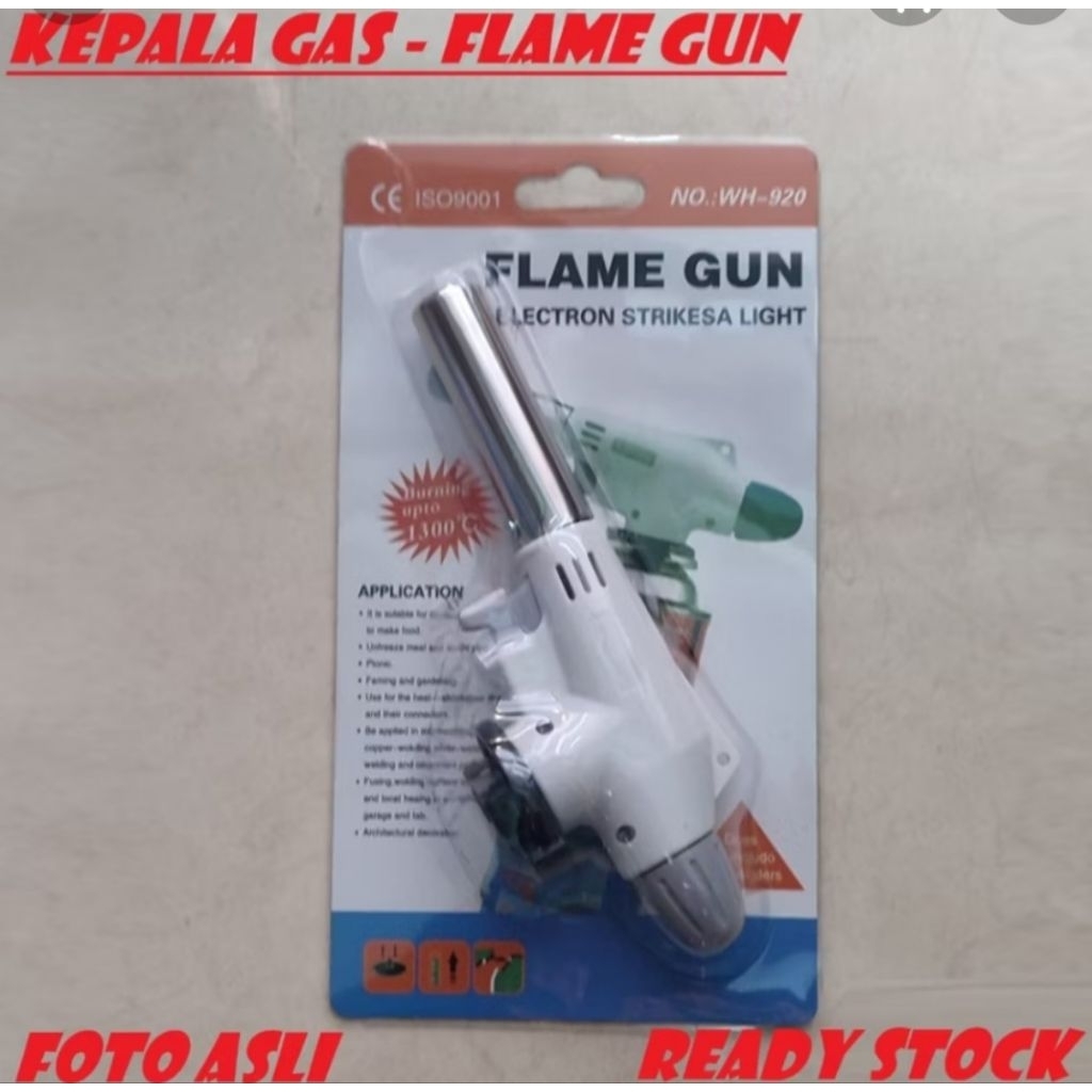 gas torch flame gun/kepala bakar gas kaleng / kepala gas portable