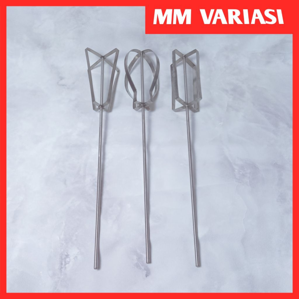 Mixer pengaduk adonan kue martabak stainles ukuran 50cm pengaduk adonan ukuran besar serba guna
