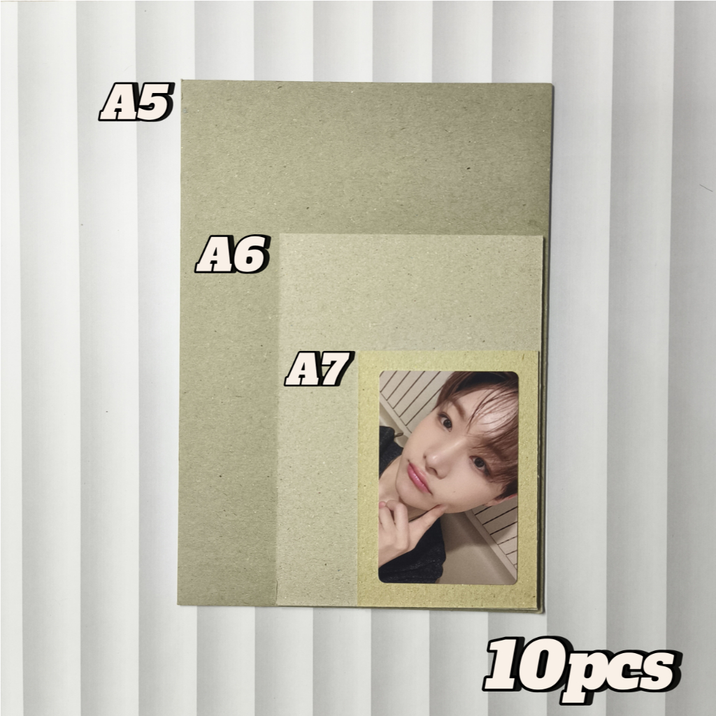 [10 PCS] A7(7×10) A6(14.8x10.5) A5(21x15) KARTON HARD BOARD /GREY BOARD /YELLOW BOARD