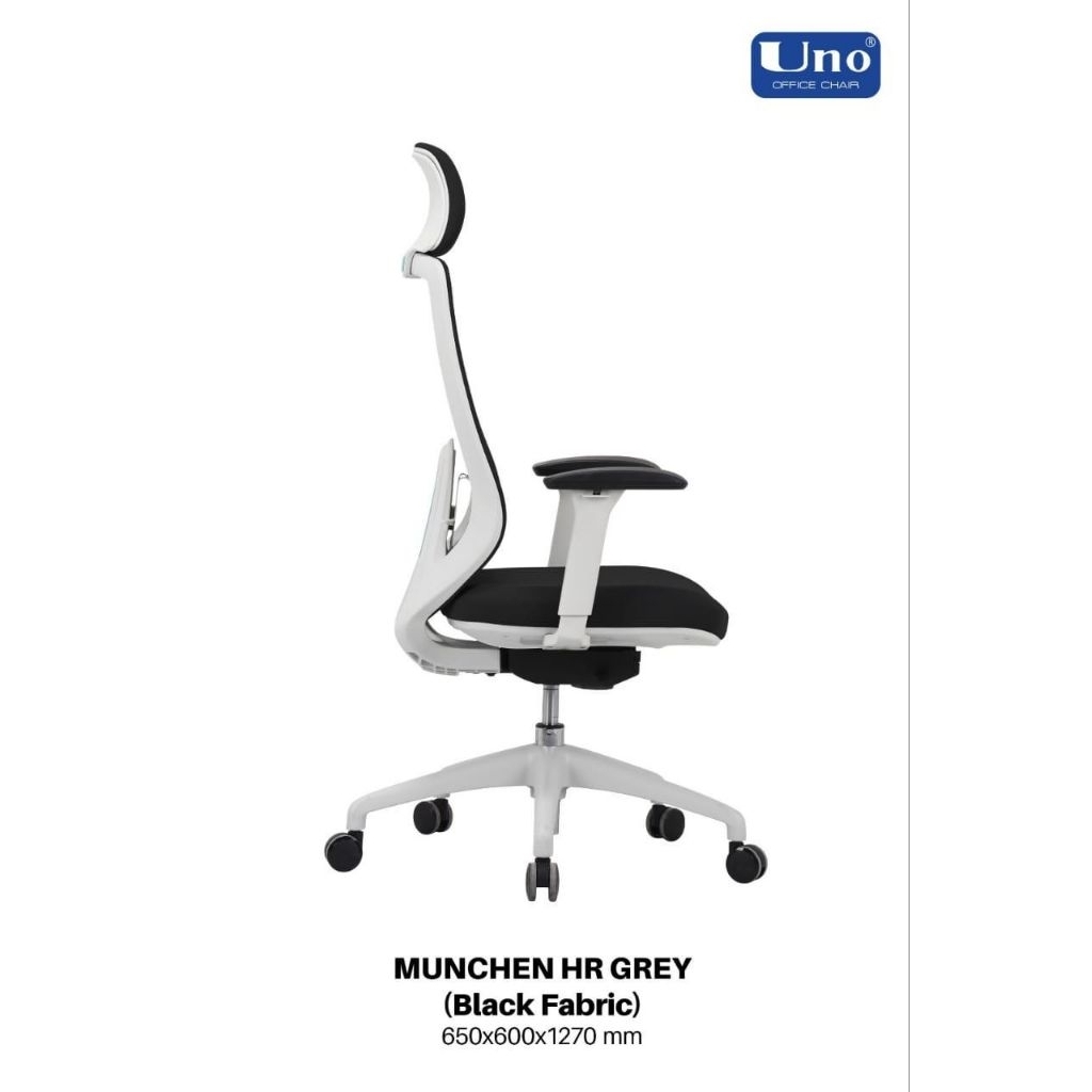 Kursi Kantor UNO (MUNCHEN HR GREY)