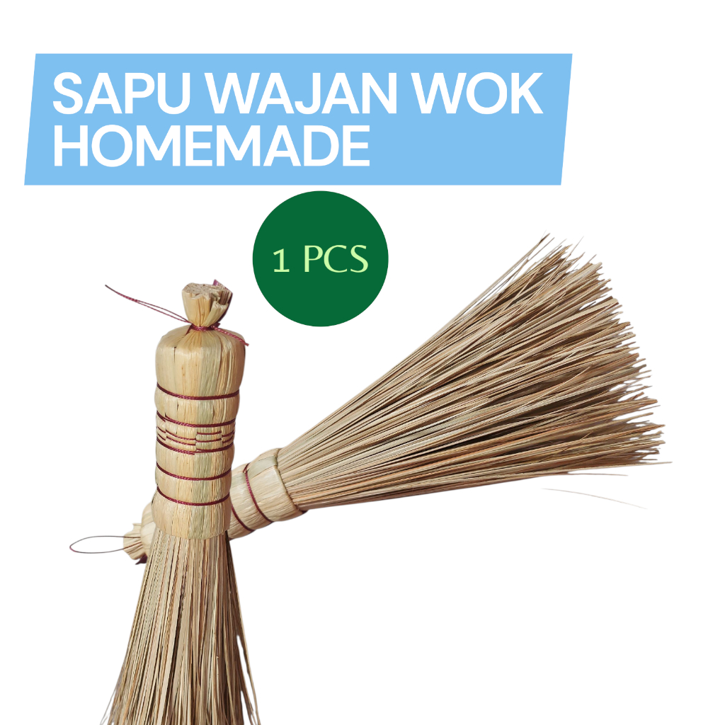 Sapu Lidi Wajan / sapu Lidi Pembersih Wajan Wok