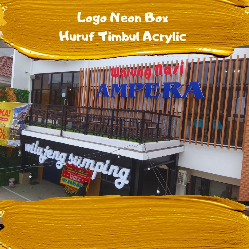Logo Neon Box Huruf Timbul Bandung