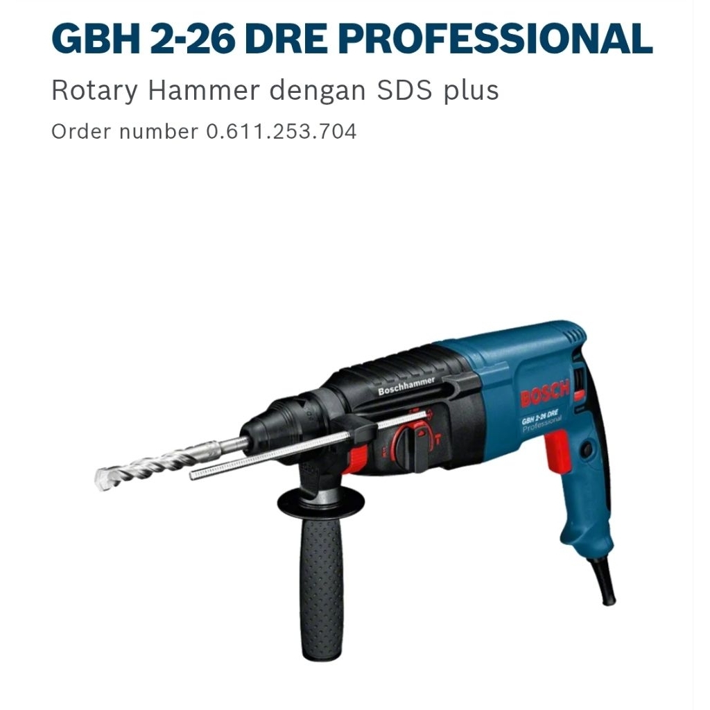 Bor Beton GBH 2-26 DRE Professional Bosch