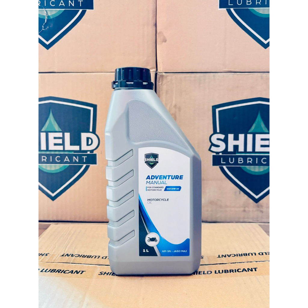 Oli Shield Adventure Manual SAE 10W-40 API SN Motorcycle 1 L