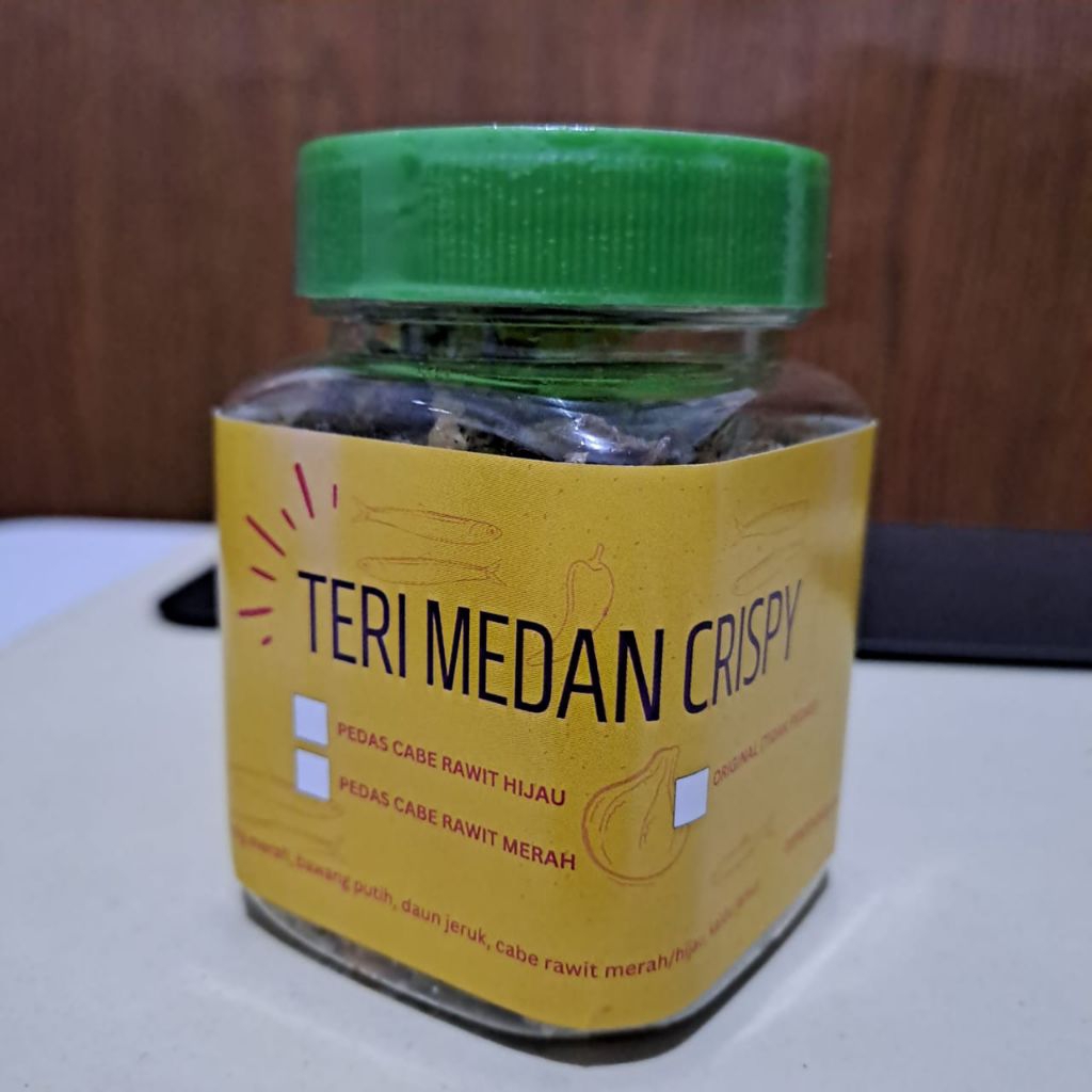 

Teri Medan Crispy (Pedas Cabe Rawit Hijau)