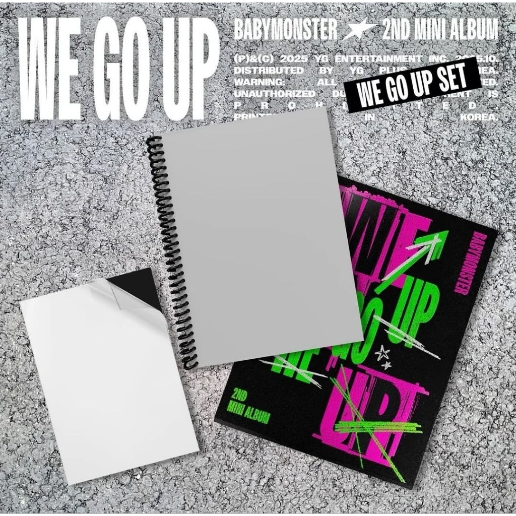 [PO] BABYMONSTER - 2nd Mini Album [WE GO UP] / ALBUM BABYMONSTER