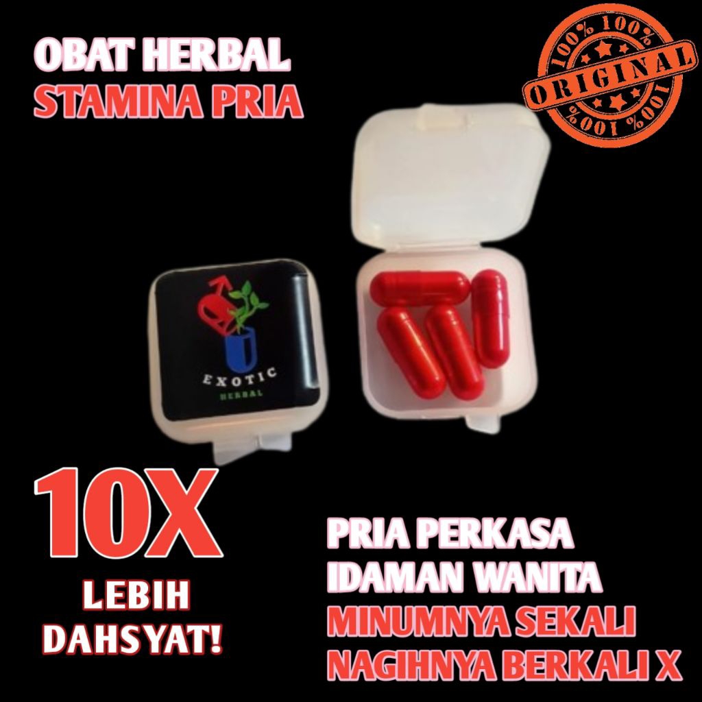 Kapsul exotic red - obat kuat garansi on sampai pagi