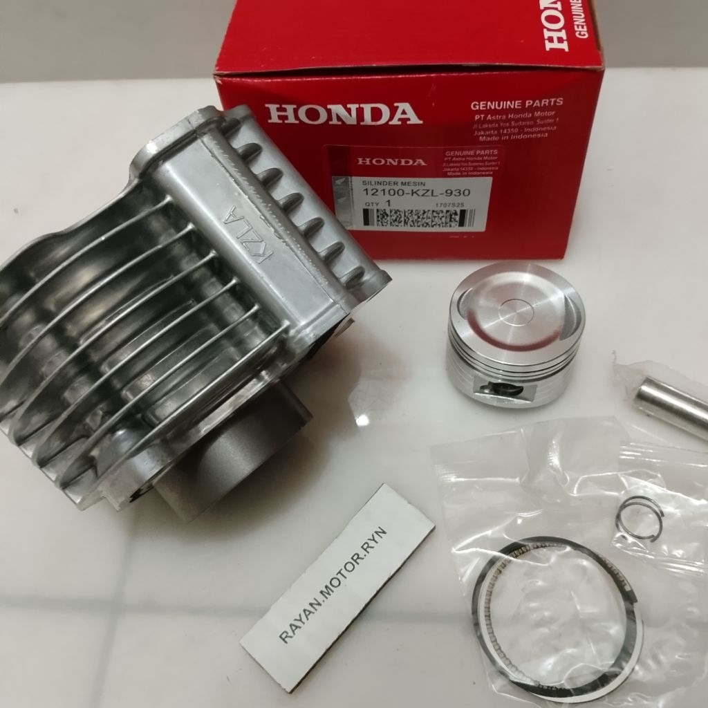 Blok Seher Piston Kit Kzl honda beat fi scoopy fi vario 110 fi_Original Ahm