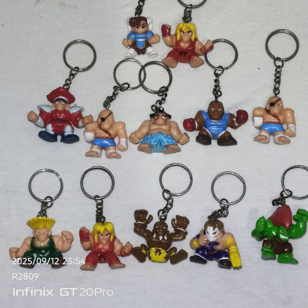 figure Mini Street Fighter Capcom 12pcs