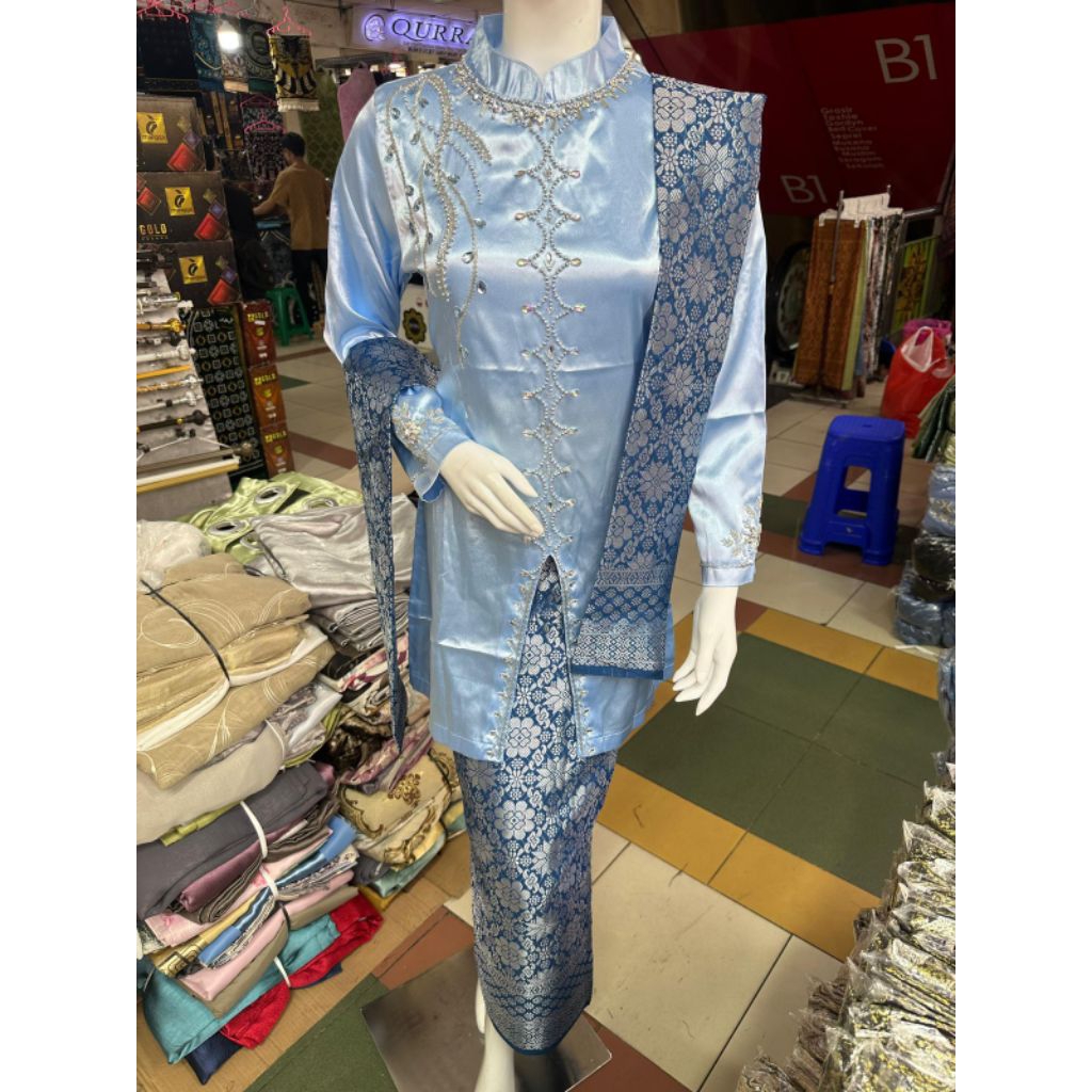 stelan kebaya payet songket stelan kebaya premium stelan kebaya mewah stelan kebaya pesta ,kebaya mu