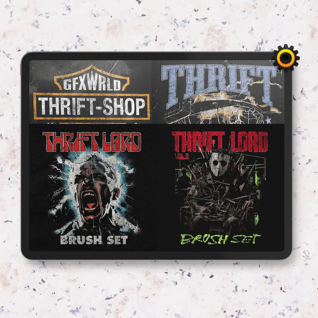 Photoshop Brush Kit - Thrift Shop Toolkit