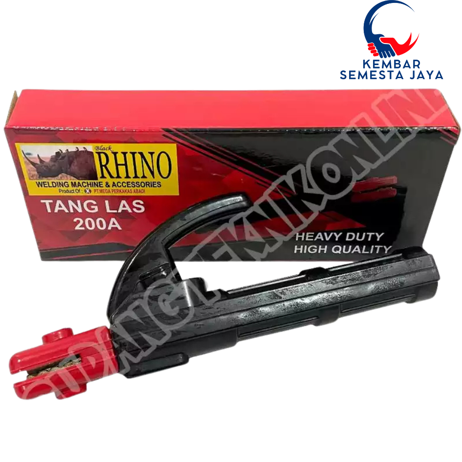 RHINO Stang Las 200A FULL Kuningan Tang Las listrik 200 Ampere Amper Model Elektrode Holder Welding