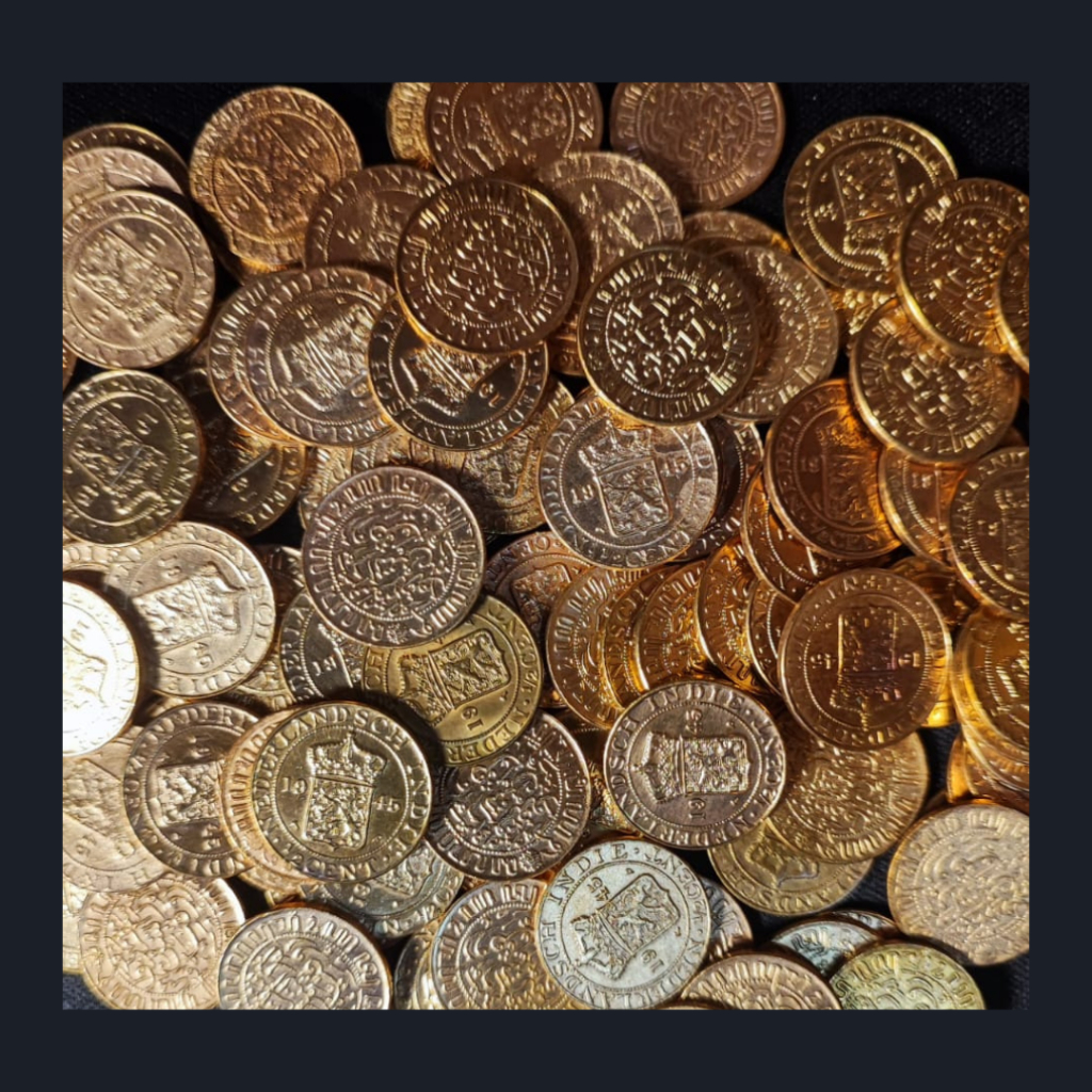 Koin Kuno Indonesia ½ Sen Netherlands Indies | VF