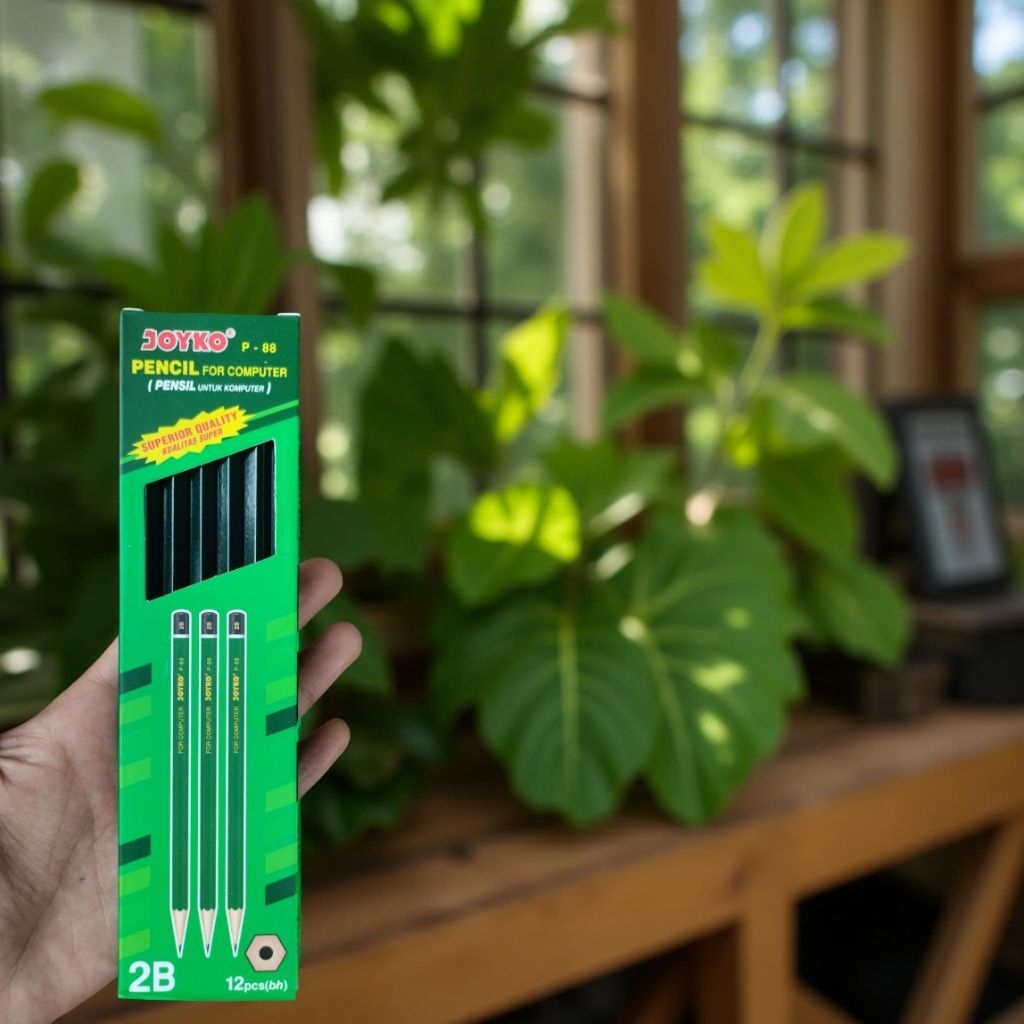 

pensil 2B joyko p88 1 pack isi 12 batang hijau pensil ujian pencil for COMPUTER