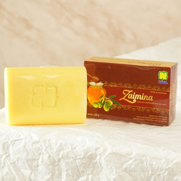 Sabun Zayma plus Zaitun & Madu / Sabun Zayma Kuning / ZAYMA / Sabun Lulur
