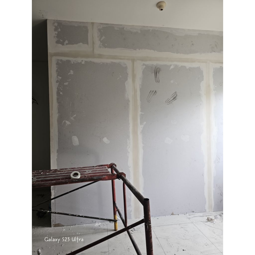 Bajaringan Partisi Skat Sket Ruangan Hollow Gypsum Minimalis Modern 2 Sisi Rangka CNP 9mm Harga Term