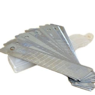 

REFFIL CUTTER ISI 10 PCS ISI CUTTER BESAR 18mm REFILL PISAU KATER BAJA LEBAR BAGUS tipe model ISI 10PCS CUTTER