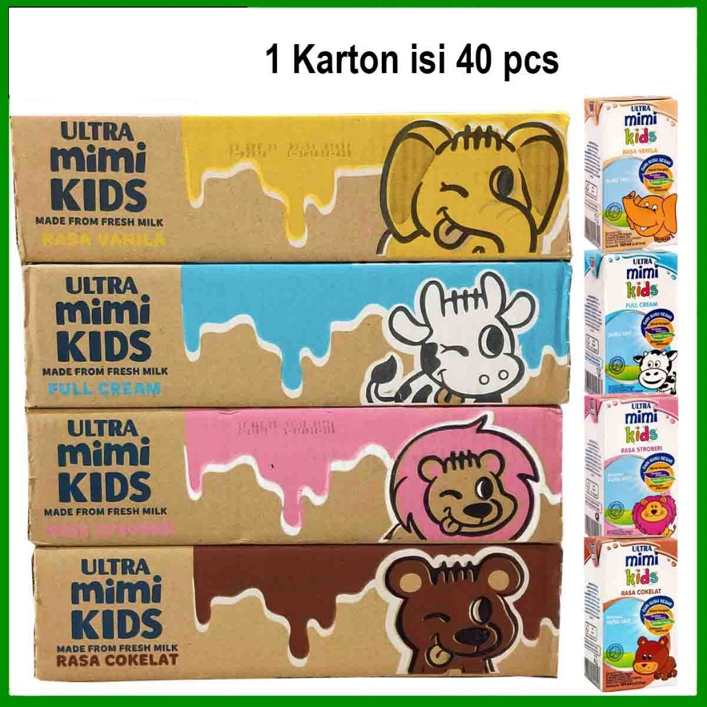 

Susu Kota Ultra Mimi Kids 125ml All Varian 1 Dus isi 40 pcs