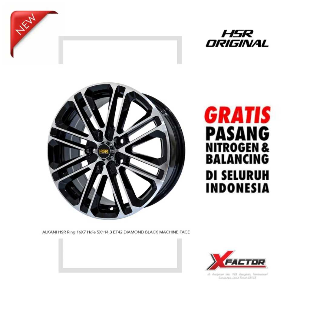 VELG MOBIL R16 HSR ALKANI HSR R16X7 H 5X114,3 ET42