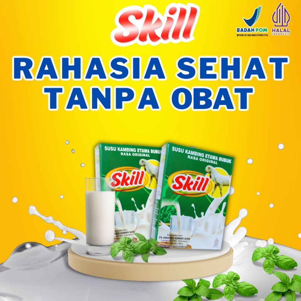 

Susu Kambing Etawa Skill Original | Untuk Nyeri Sendi, Asam Urat, Sesak Nafas, dan Pegal Linu