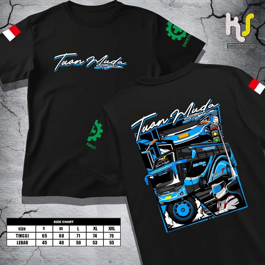 KAOSSOLO.ID- KAOS BUS TUAN MUDA STYLE - KAOS KOMUNITAS BUS INDONESIA PRIA DAN WANITA TERBARU DAN TER