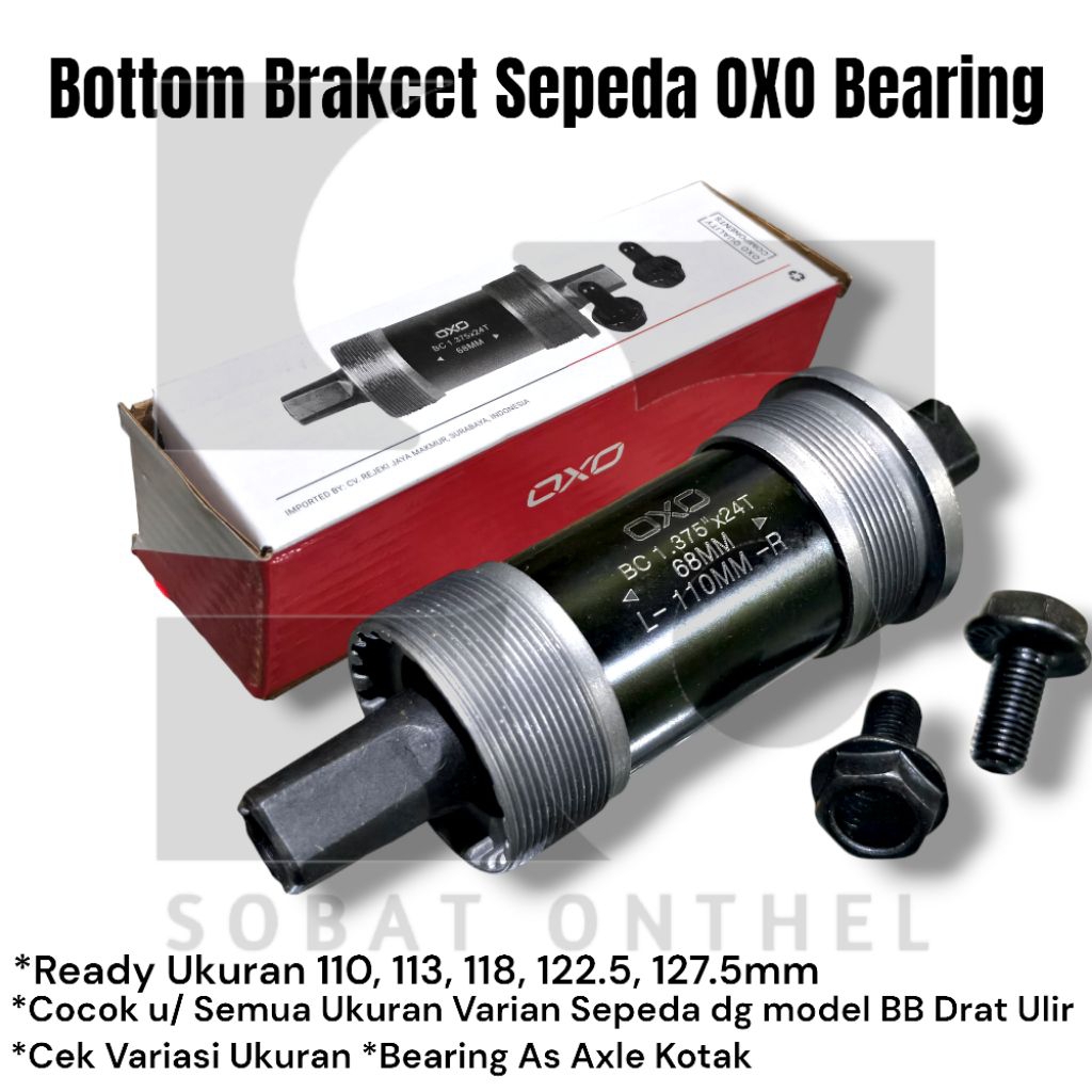 BB Bottom Bracket OXO Bearing Sepeda