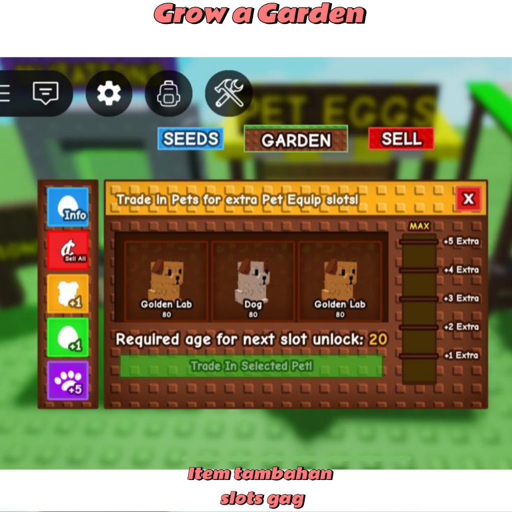 

Tambahan equipment slots