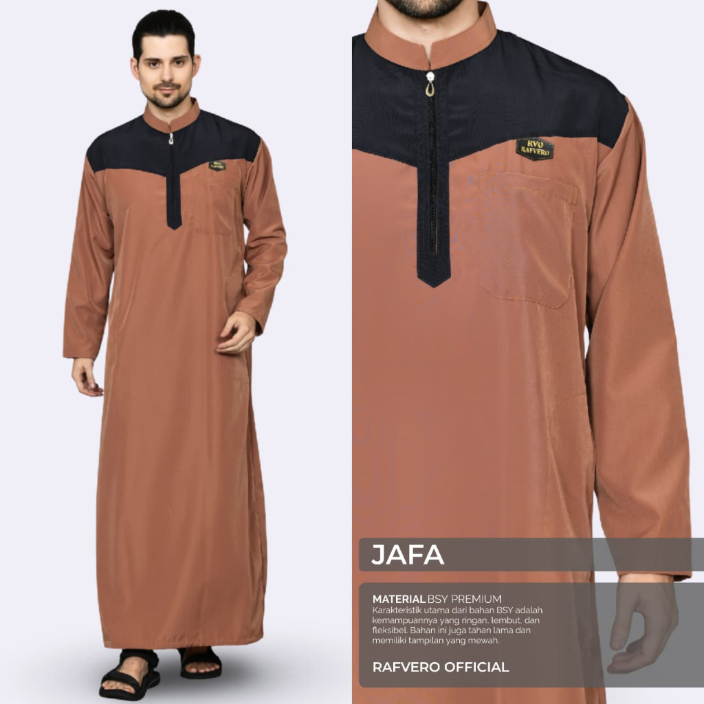 RAFVERO COLLECTION - Jubah Pria Jafa - Original RAFVERO - COD Pengiriman