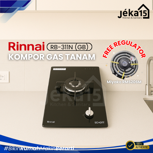 Rinnai RB 311N (GB) Kompor Gas Tanam 1 Tungku