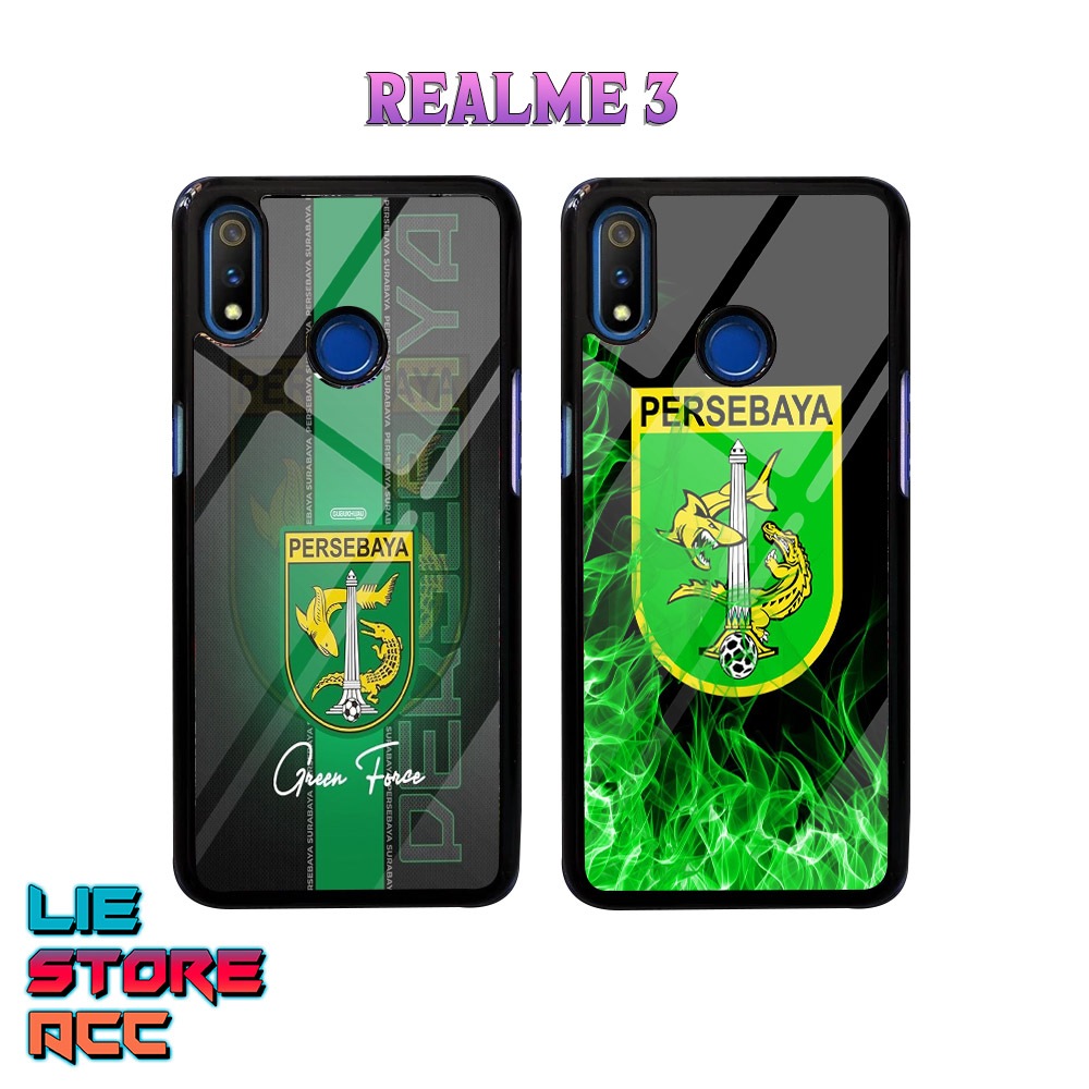 Case Realme 3 Case Hp Realme 3 Premium Glossy liestore_acc Casing [ Persebaya ] Casing Hp Realme 3 A