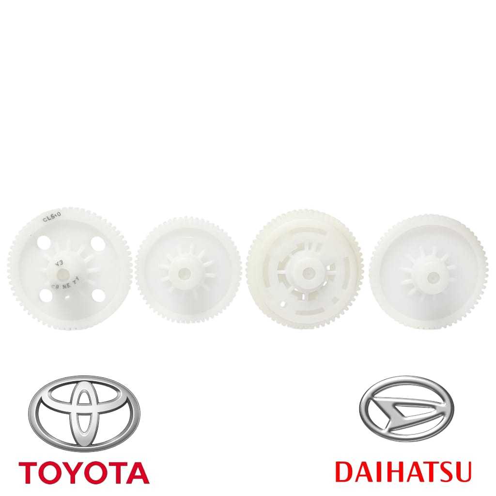 Gear gigi dinamo wiper depan untuk mobil Toyota dan Daihatsu