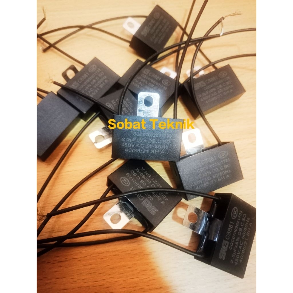 kapasitor kipas angin 2,5 UF cbb61